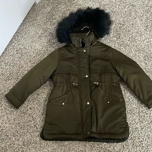 Gorgeous Army Green Zara winter coat
